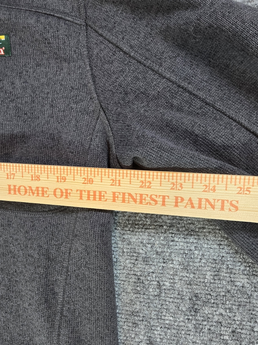 L.L. Bean Full Zip Jacket Mens Medium Tall Charcoal Gray Fleece Lined Outdoor - Picture 4 of 6